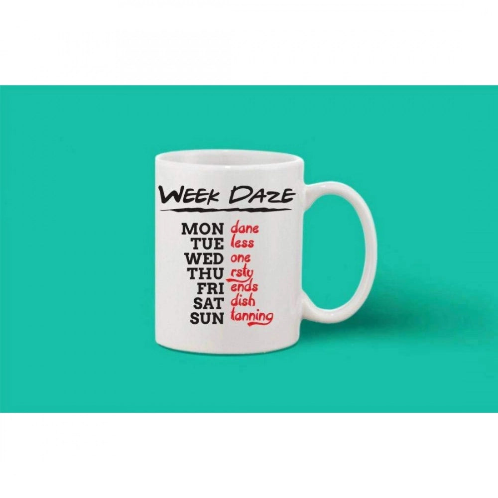 Generic Printed Ceramic Coffee Mug - 1 Pieces, White, 11oz Secondary image
