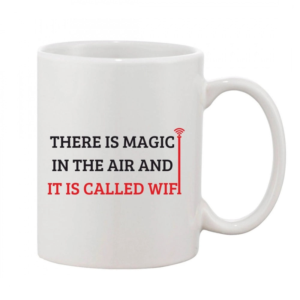 Generic Printed Ceramic Coffee Mug - 1 Pieces, White, 11oz Main image