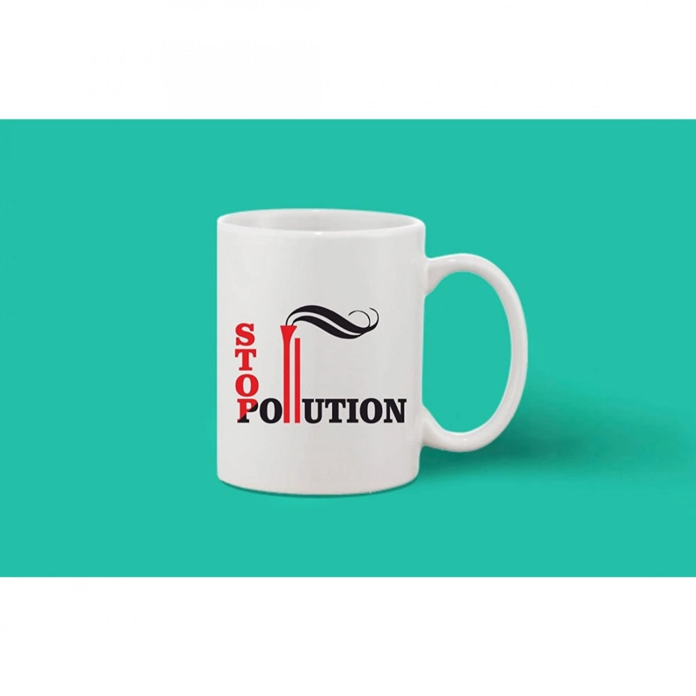 Generic Printed Ceramic Coffee Mug - 1 Pieces, White, 11oz Secondary image