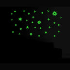 Generic Green Galaxy Of Stars Radium Wall Sticker
