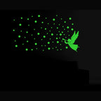 Generic Green Decorative Radium Wall Sticker