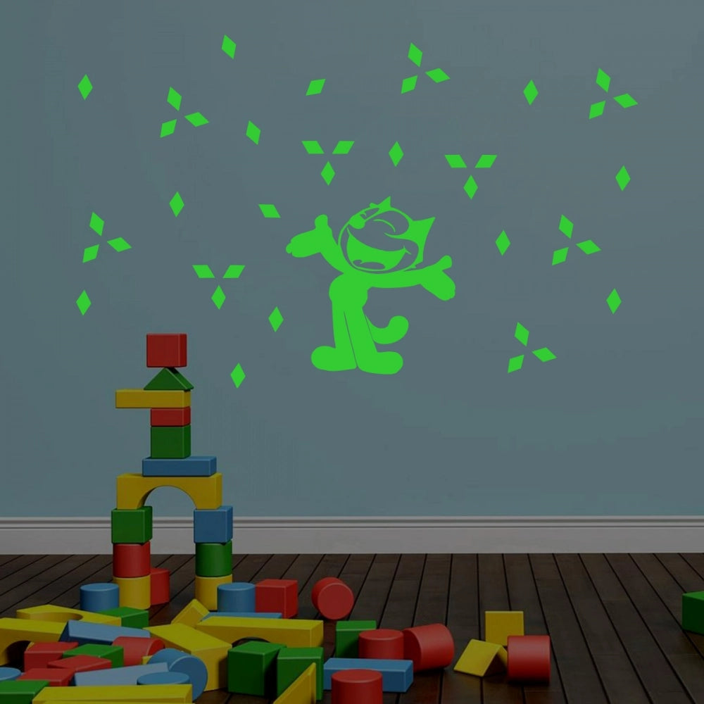 Generic Green Kids Room Decor Radium Wall Sticker Secondary image