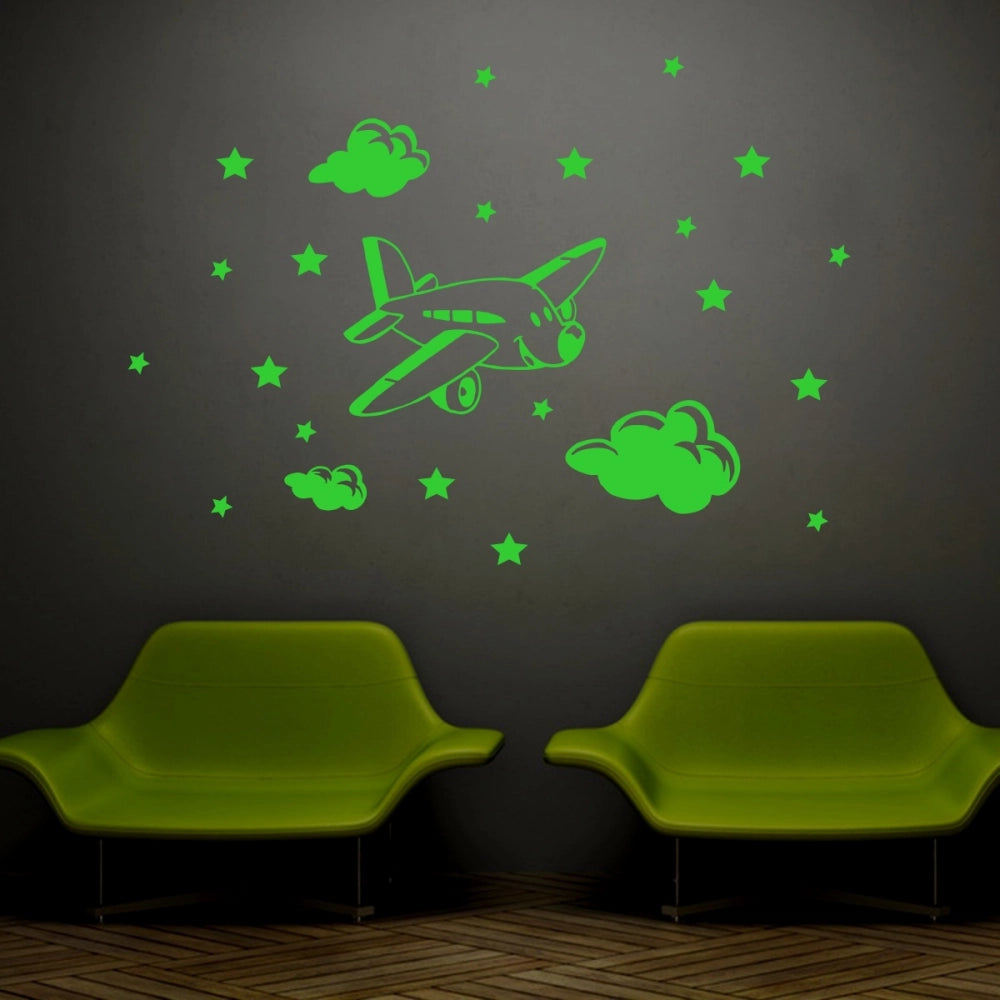 Generic Green Kids Room Decor Radium Wall Sticker Secondary image