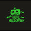 Generic Green Happy Halloween Radium Wall Sticker