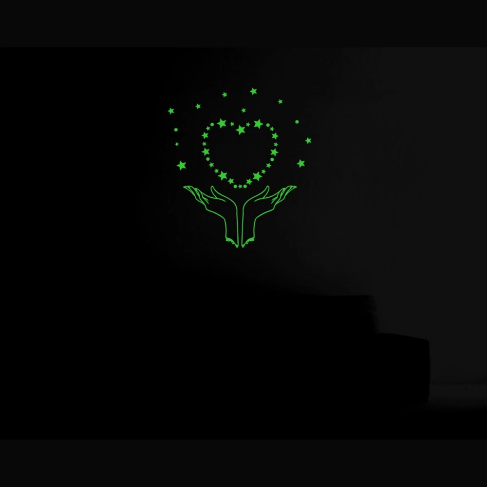 Generic Green Galaxy Of Stars Radium Wall Sticker Secondary image