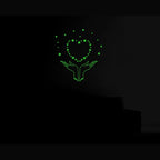 Generic Green Galaxy Of Stars Radium Wall Sticker