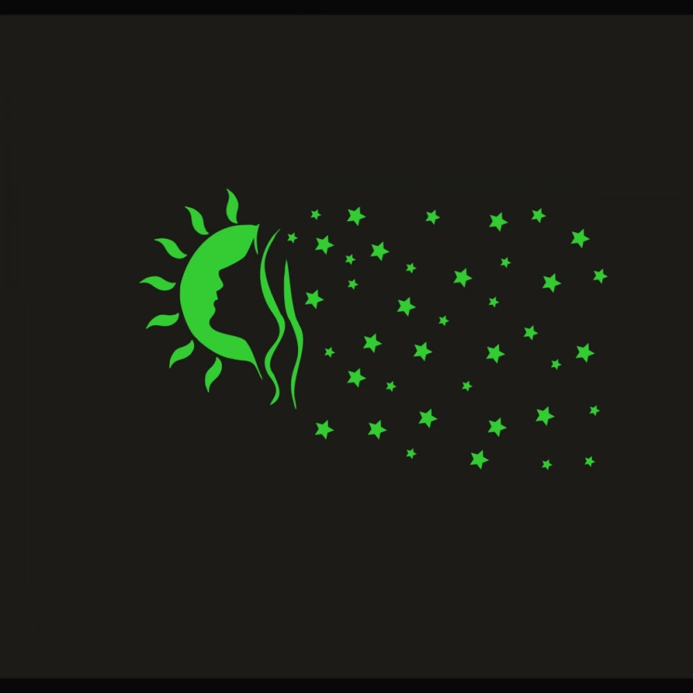 Generic Green Decorative Radium Wall Sticker Main image