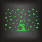 Generic Green Radium Wall Sticker