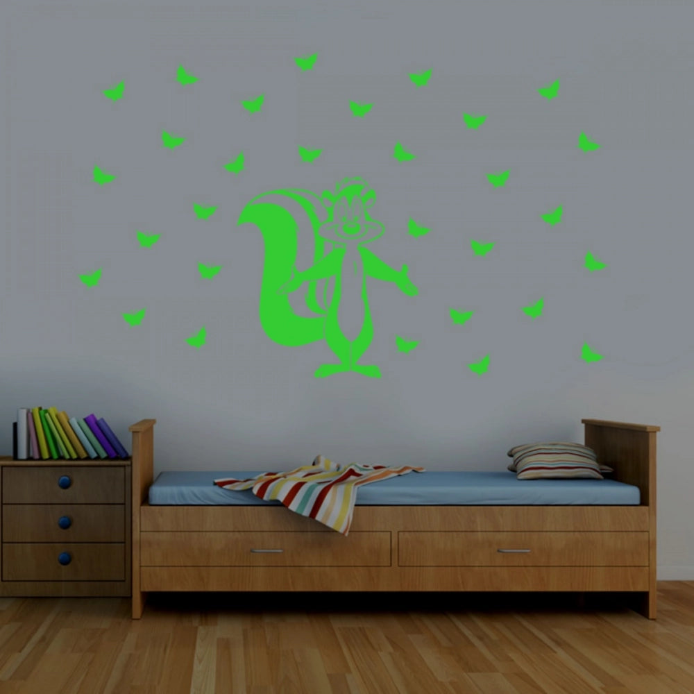 Generic Green Kids Room Decor Radium Wall Sticker Secondary image