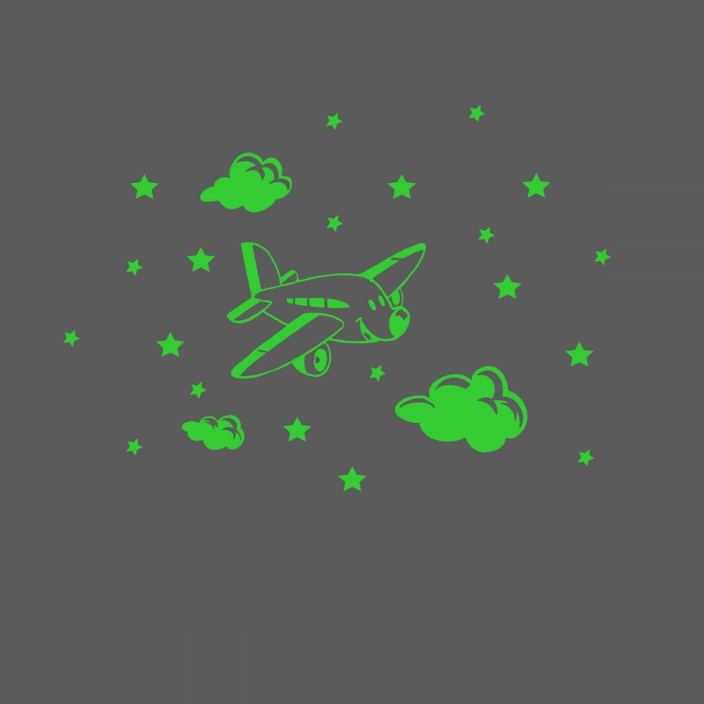 Generic Green Kids Room Decor Radium Wall Sticker Main image