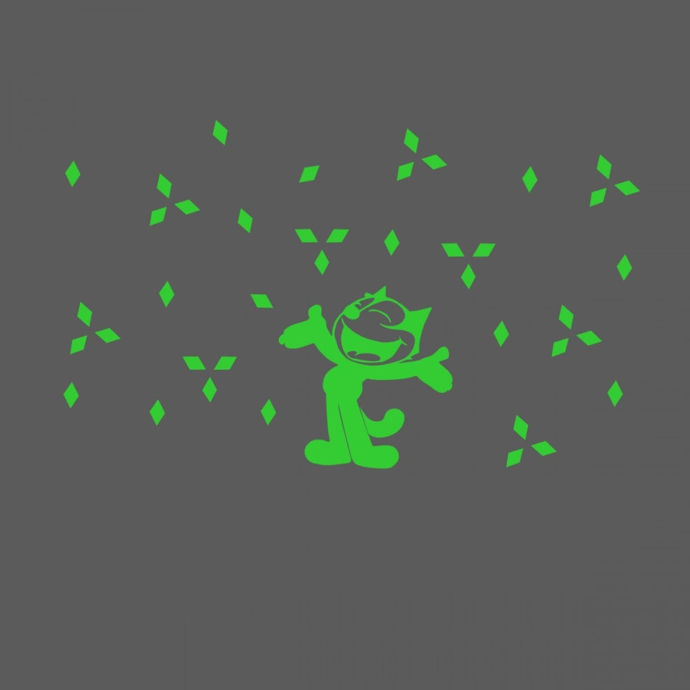 Generic Green Kids Room Decor Radium Wall Sticker Main image