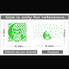 Generic Green Kids Room Decor Radium Wall Sticker