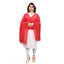 Generic Women's Cotton Silk Strips Printed Dupatta (Red, Length:2-2.4 mtr)