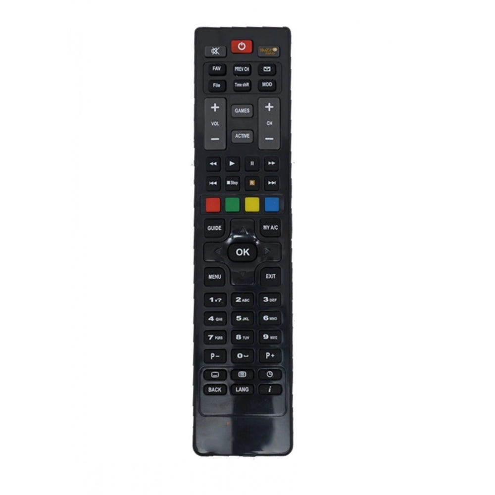 Generic DTH Set Top Box Remote (With Recording), Compatible With Dish TV+ Hd Set Top Box Remote_Old Remote Functions Must Be Exactly Same (Color:Multi) Main image