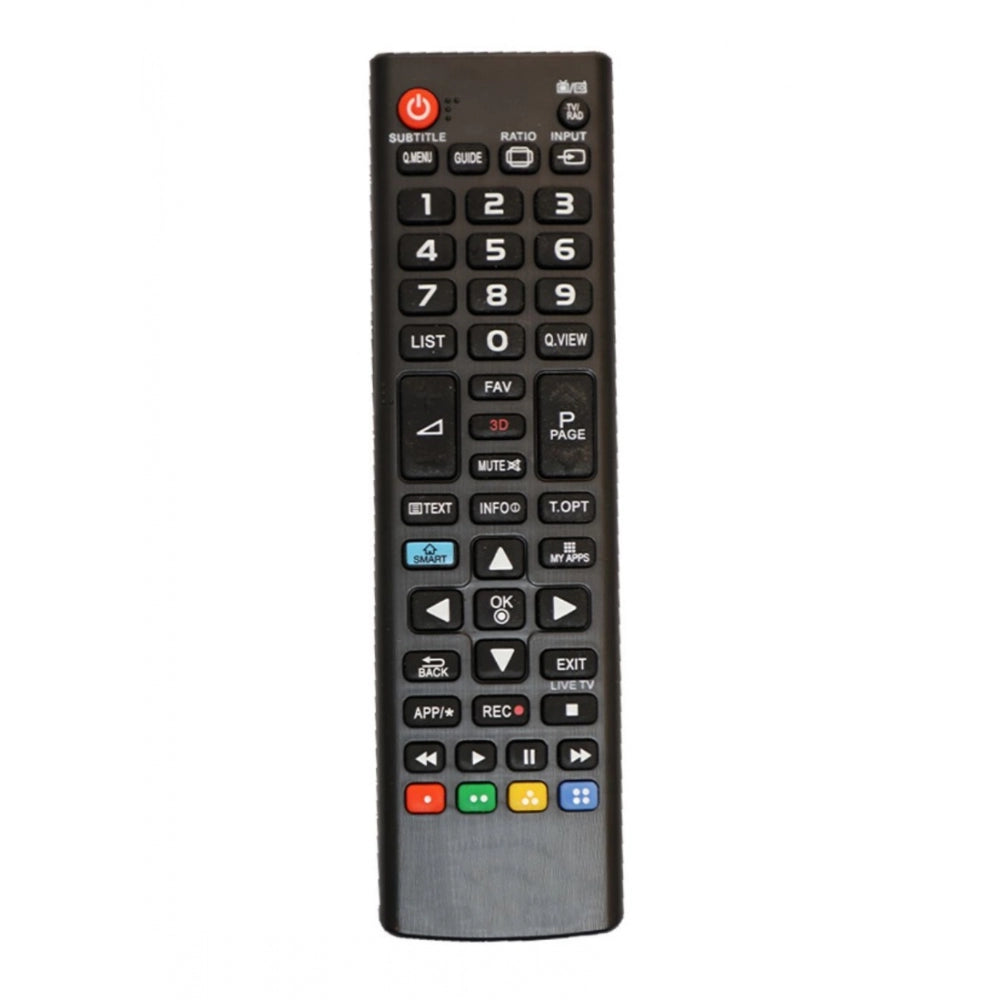 Generic Remote No. URC 122 With Basic Smart And 3D Functions (No Voice Command), Compatible With LG LCD_LED_3D Plasma TV Remote Control (Color:Multi) Main image