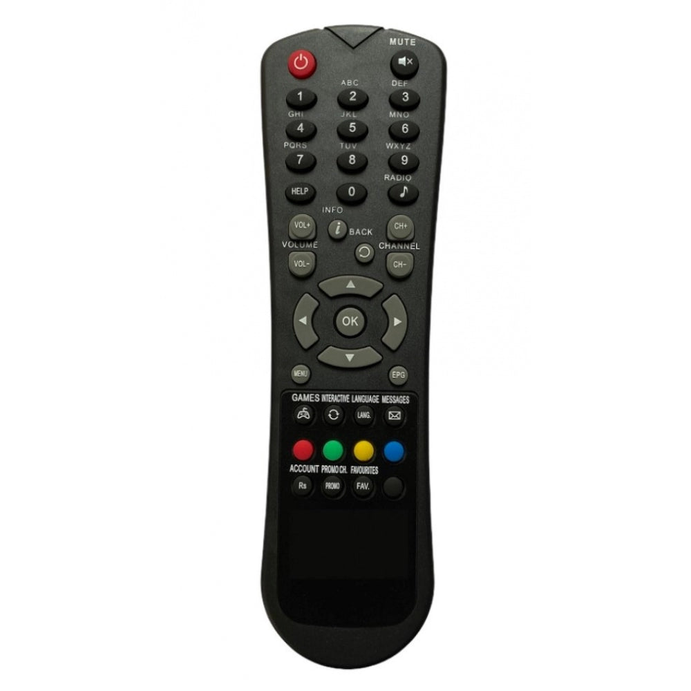 Generic Set Top Box Remote No. 3, Compatible With Hathway Set Top Box Remote Control_Old Remote Functions Must Be Exactly Same (Color:Multi) Main image