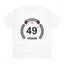 Generic Men's PC Cotton 49th Anniversary Printed T Shirt (Color: White, Thread Count: 180GSM)