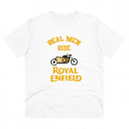 Generic Men's PC Cotton Bike Ride Design Printed T Shirt (Color: White, Thread Count: 180GSM)