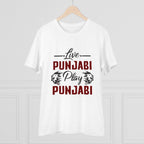 Generic Men's PC Cotton Cricket Design Printed T Shirt (Color: White, Thread Count: 180GSM)