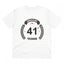 Generic Men's PC Cotton 41st Anniversary Printed T Shirt (Color: White, Thread Count: 180GSM)