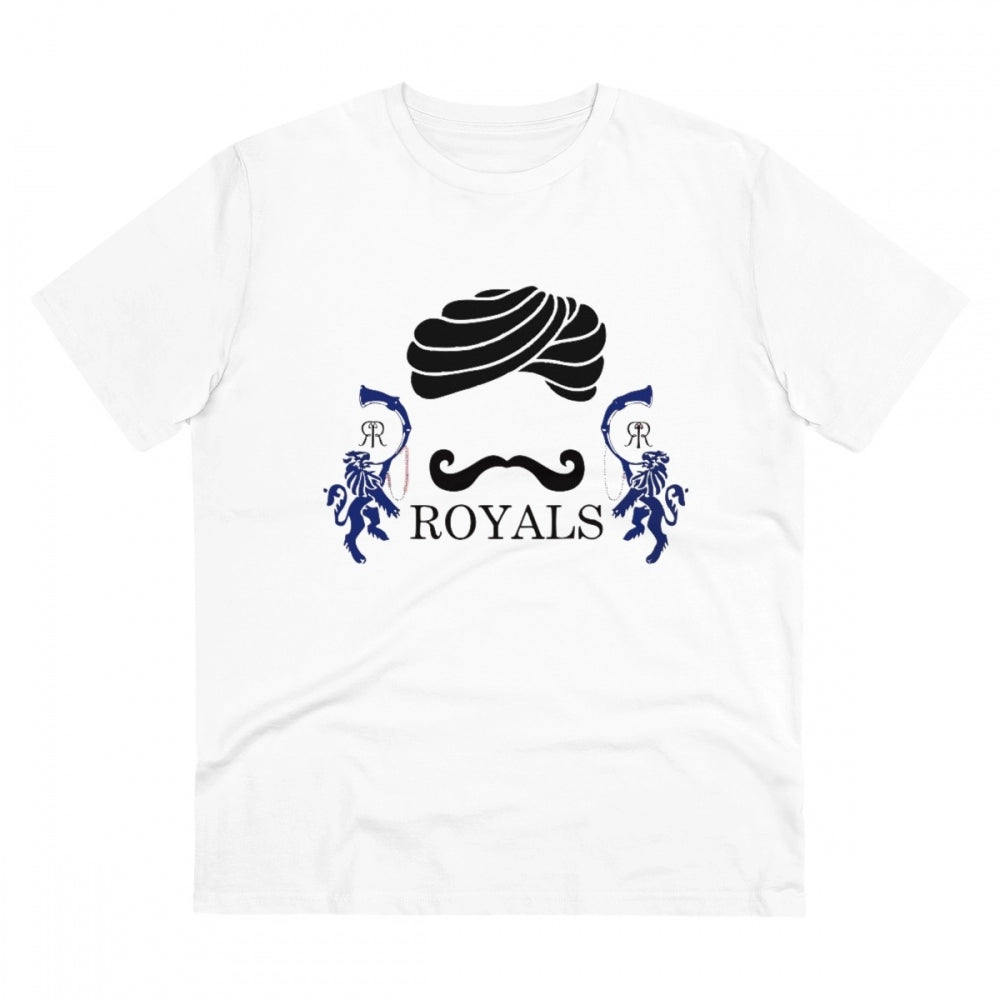 Generic Men's PC Cotton Cricket Design Printed T Shirt (Color: White, Thread Count: 180GSM) Main image