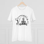 Generic Men's PC Cotton Cricket Design Printed T Shirt (Color: White, Thread Count: 180GSM)