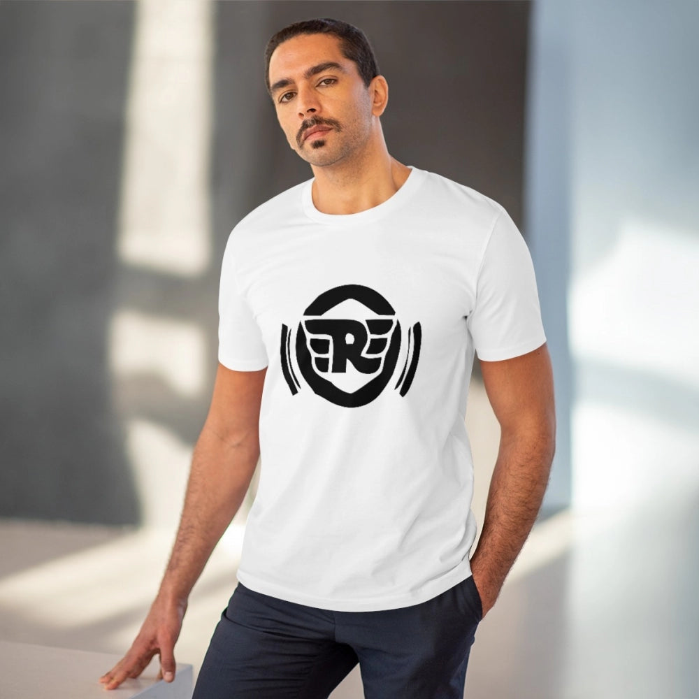 Generic Men's PC Cotton Bike Ride Design Printed T Shirt (Color: White, Thread Count: 180GSM) Secondary image