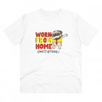 Generic Men's PC Cotton Work From Home Desing Printed T Shirt (Color: White, Thread Count: 180GSM)