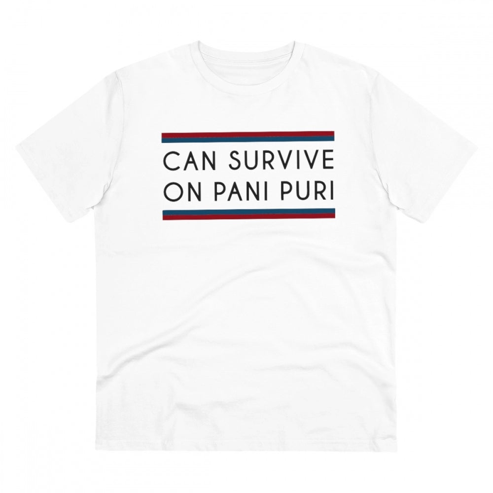 Generic Men's PC Cotton Quotes Printed T Shirt (Color: White, Thread Count: 180GSM) Main image