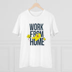Generic Men's PC Cotton Work From Home Desing Printed T Shirt (Color: White, Thread Count: 180GSM)