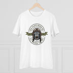 Generic Men's PC Cotton Gorila Desing Printed T Shirt (Color: White, Thread Count: 180GSM)