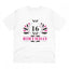 Generic Men's PC Cotton 16th Birthday Printed T Shirt (Color: White, Thread Count: 180GSM)