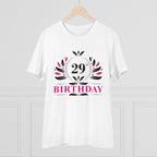 Generic Men's PC Cotton 29th Birthday Printed T Shirt (Color: White, Thread Count: 180GSM)