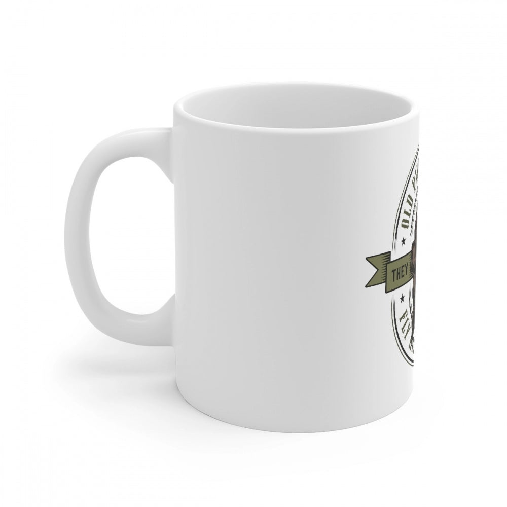 Generic Ceramic Gorila Desing Printed Coffee Mug (Color: White, Capacity:330ml) Secondary image