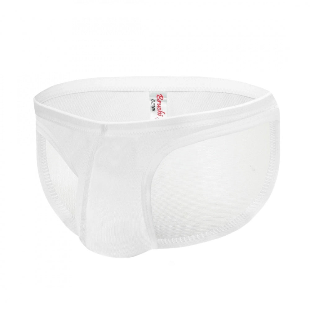 Generic Men's Mesh Power Net Men Transparent Briefs Underwear (White) Secondary image