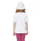 Generic Girls Cotton Baby Shark Half Sleeve TShirt (White)