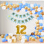 Generic 12Th Year Decoration Kit For Boy And Girl With Banner And Balloons (Blue)