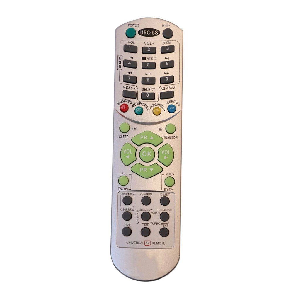 Generic CRT TV Remote No. URC58, Compatible with LG CRT TV Remote Control (Exactly Same Remote will Only Work) Main image