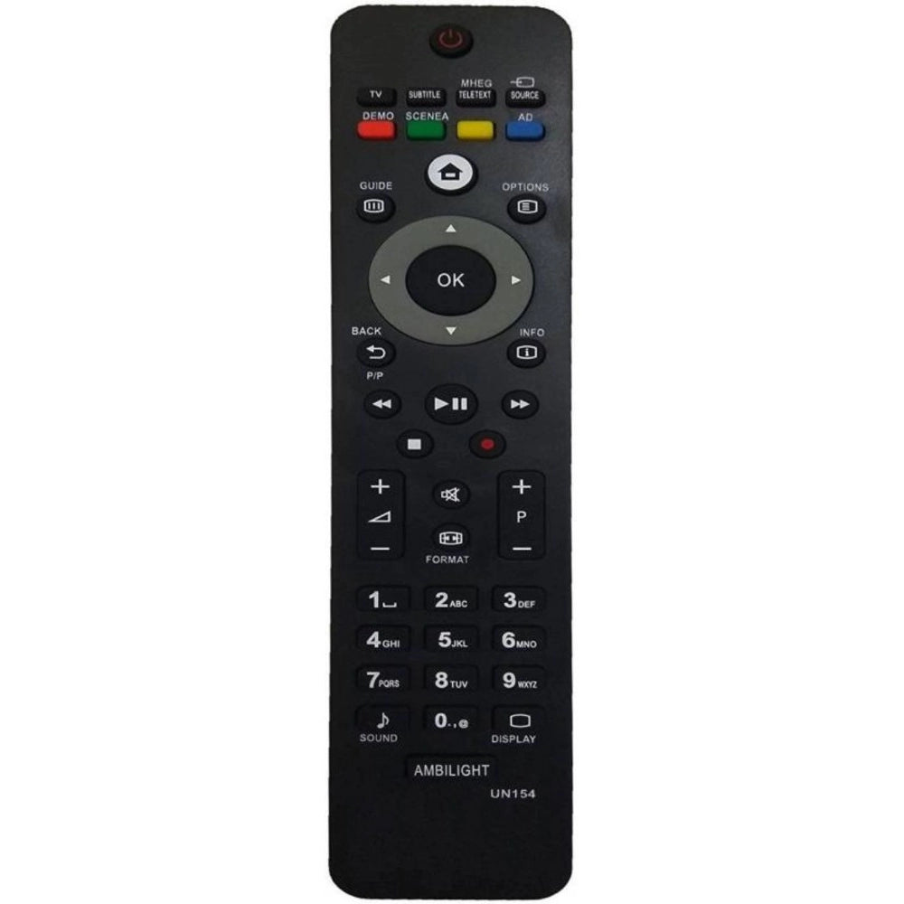Generic LCD/LED Remote No. UN154, Compatible with Philips LCD/LED TV Remote Control (Exactly Same Remote will Only Work) Main image