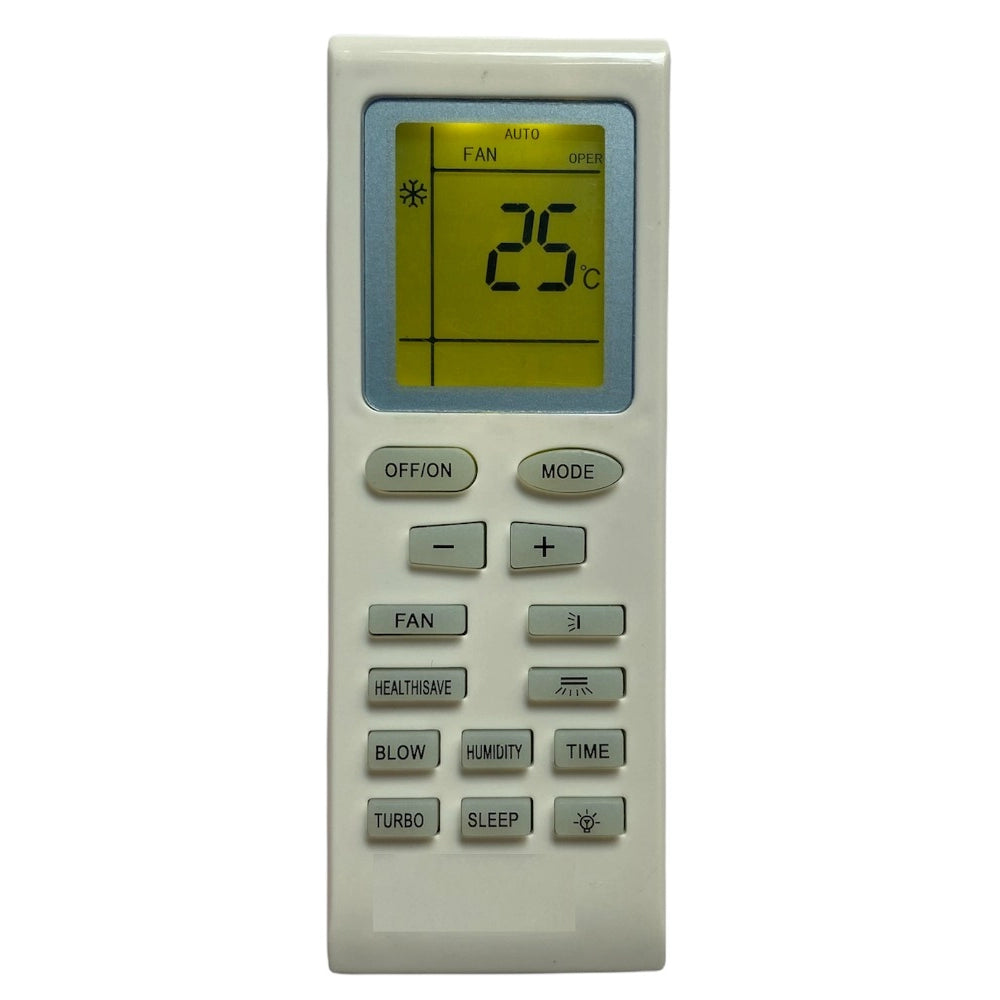 Generic AC Remote No. 18 (with Backlight), Compatible for Voltas AC Remote Control (Exactly Same Remote will Only Work) Main image