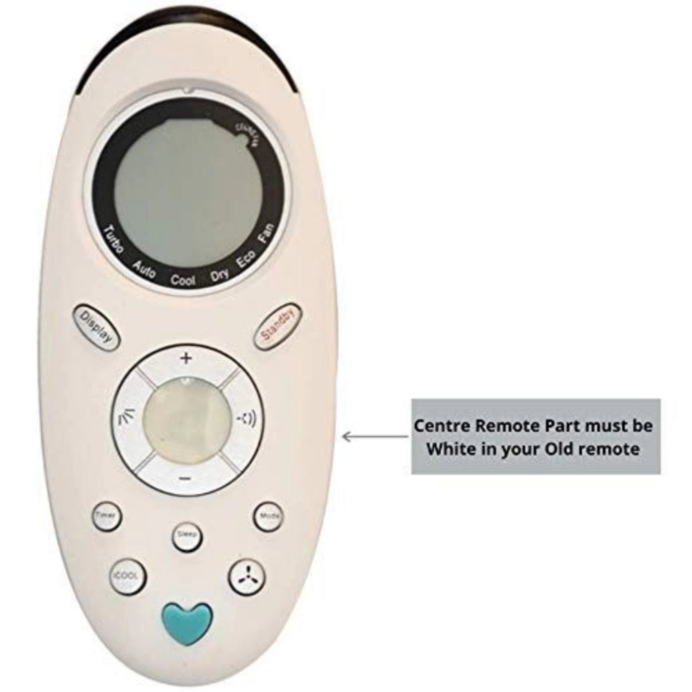 Generic Remote No. 131, Compatible with Haier AC Remote Control (Exactly Same Remote will Only Work) Main image