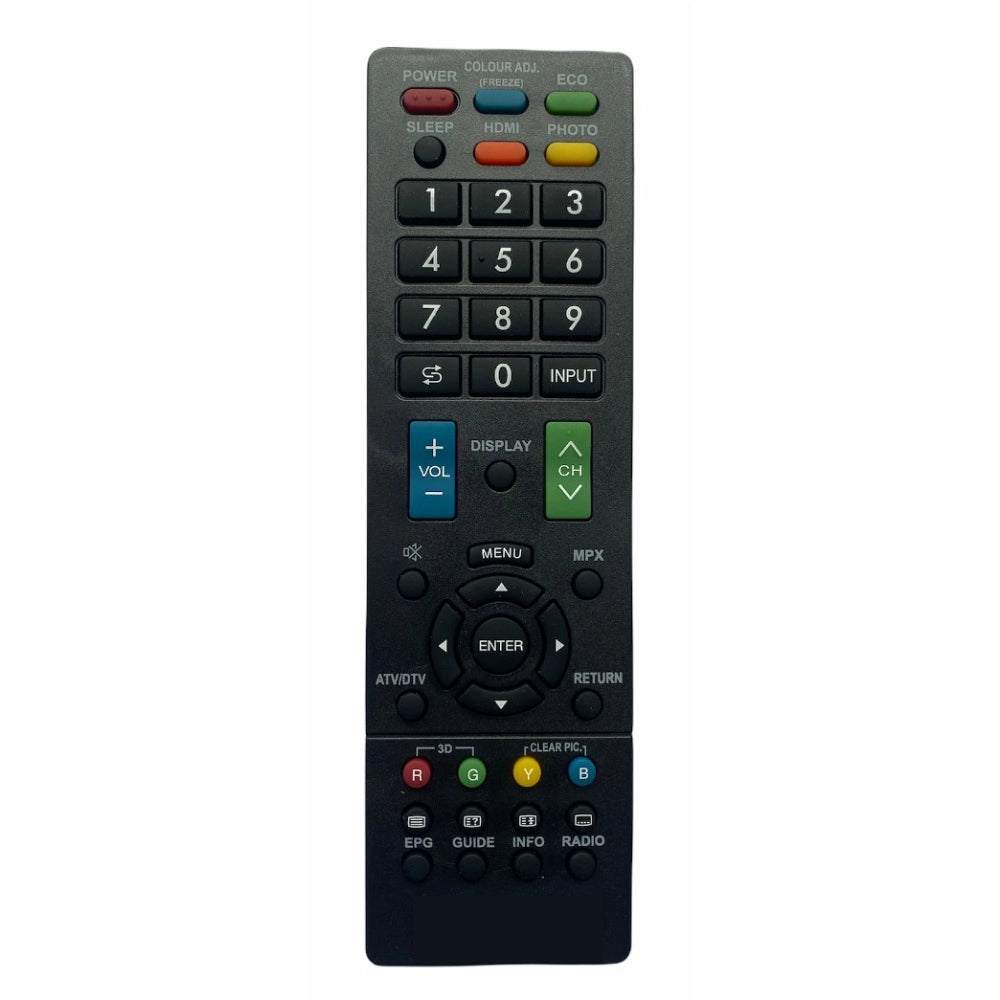 Generic LCD/LED Remote, Compatible with Sharp LCD/LED TV Remote Control (Exactly Same Remote will Only Work) Main image