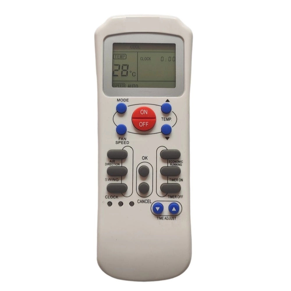 Generic Remote No. 125, Compatible with Aux AC Remote Control (Exactly Same Remote will Only Work) Main image