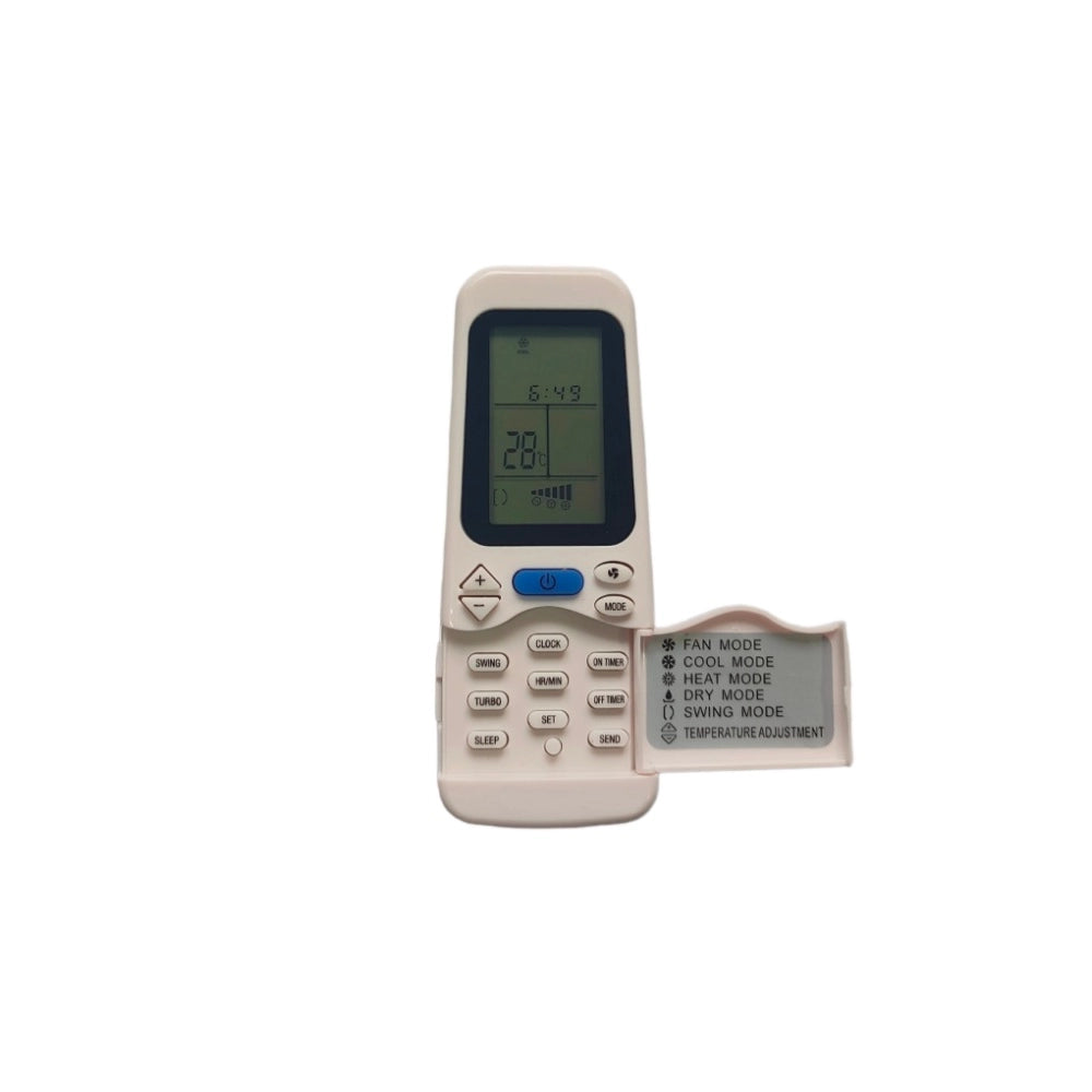 Generic Remote No. 155, Compatible with Hitachi AC Remote Control (Exactly Same Remote will Only Work) Main image