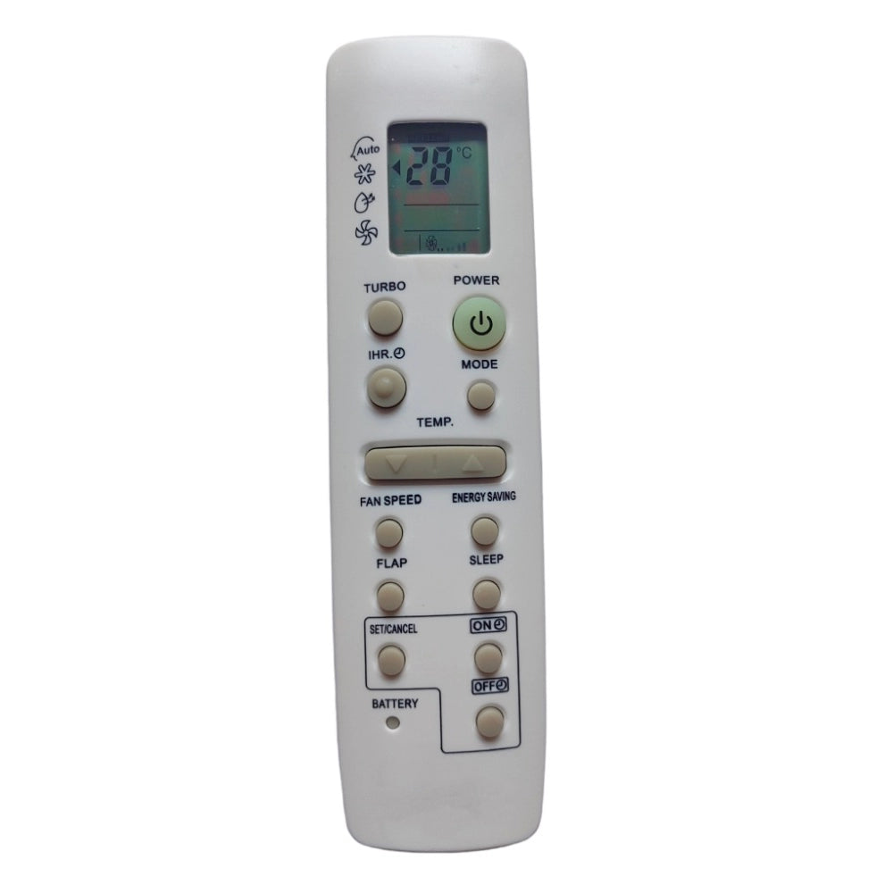 Generic Remote No. 182, Compatible with Onida AC Remote Control (Exactly Same Remote will Only Work) Main image