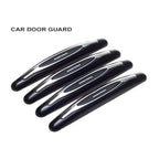 Generic Pack Of 4 Compact Microfibre Car Door Guard (White)