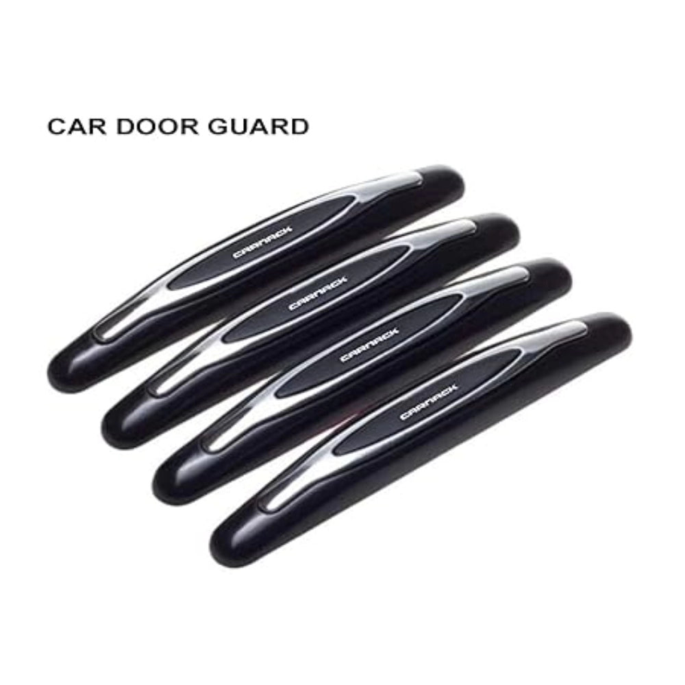 Generic Pack Of 4 Compact Microfibre Car Door Guard (White)