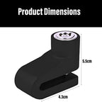 Generic Mini Bicycle Motorcycle Disc Brake Lock Disk Lock Security (Black)