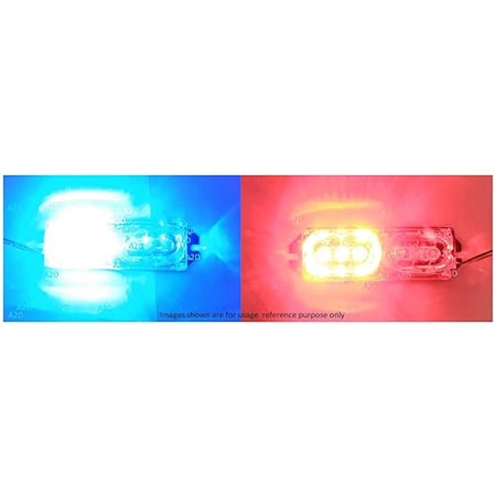 Generic Police Strobe Light For Bike Red And Blue (Red And Blue) Secondary image