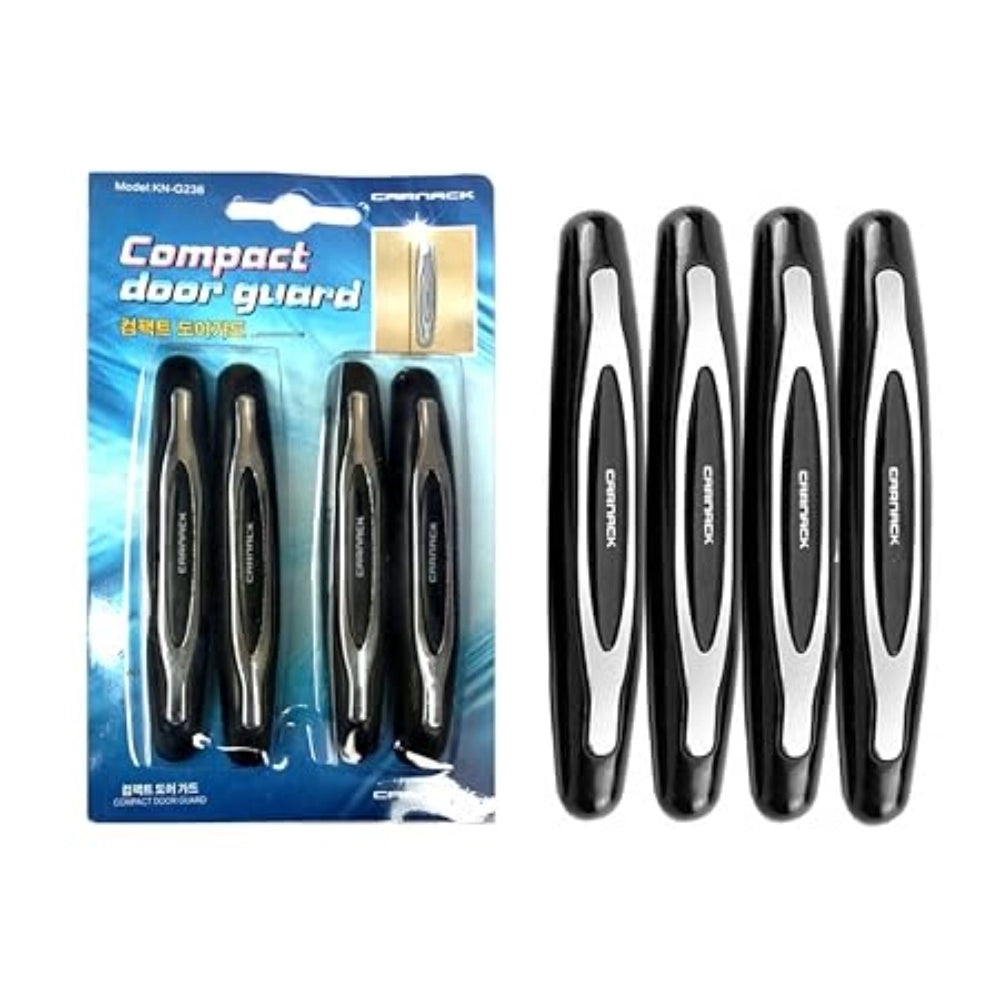 Generic Pack Of 4 Compact Microfibre Car Door Guard (White)